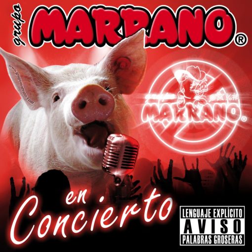 Portada Album Oficial Grupo Marrano - En Concierto