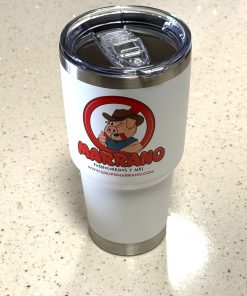 Yeti 30oz Blanco con popote Grupo Marrano